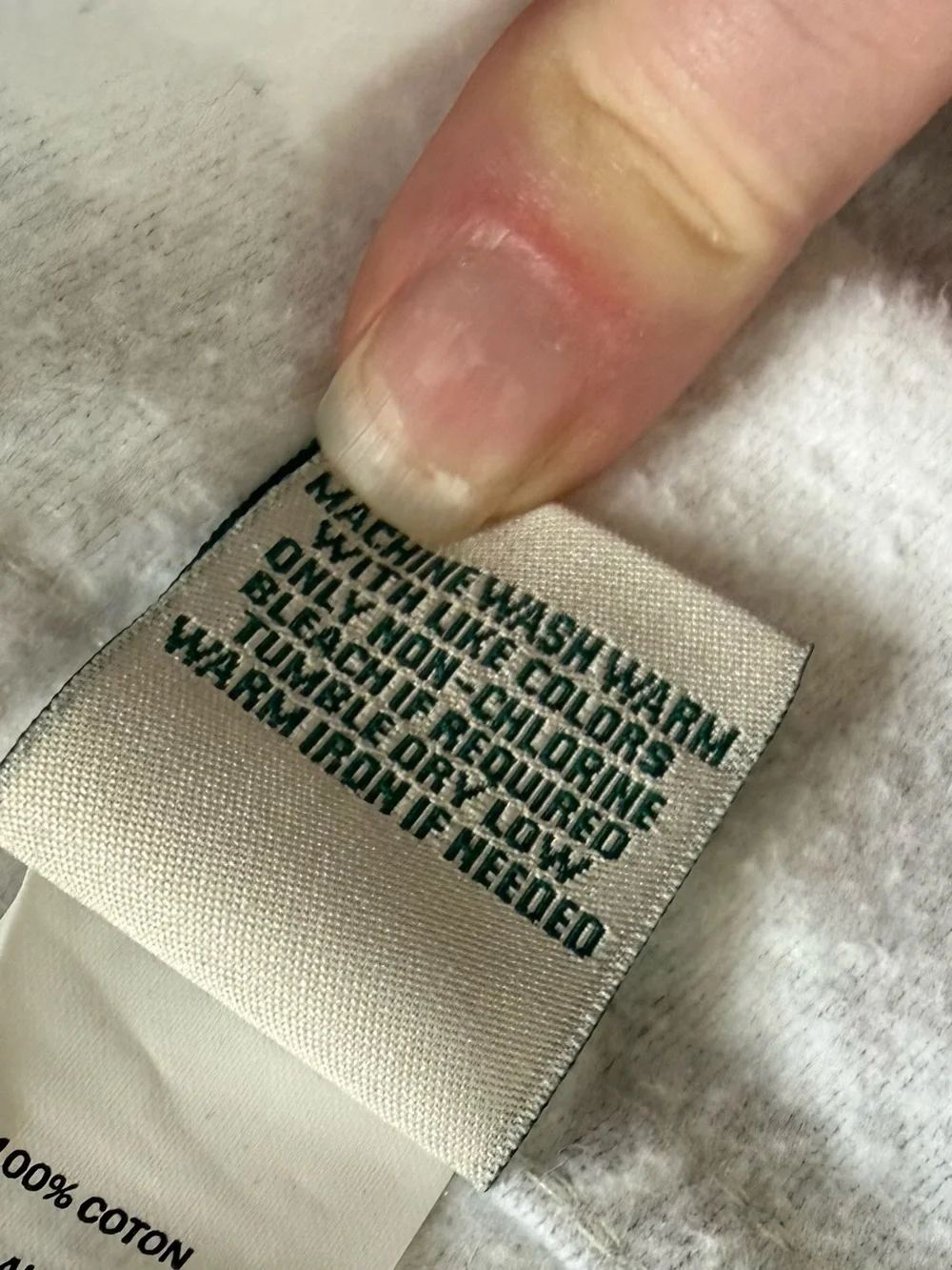 L.L. Bean Women’s Neutral Camo Button-Down Shirt
